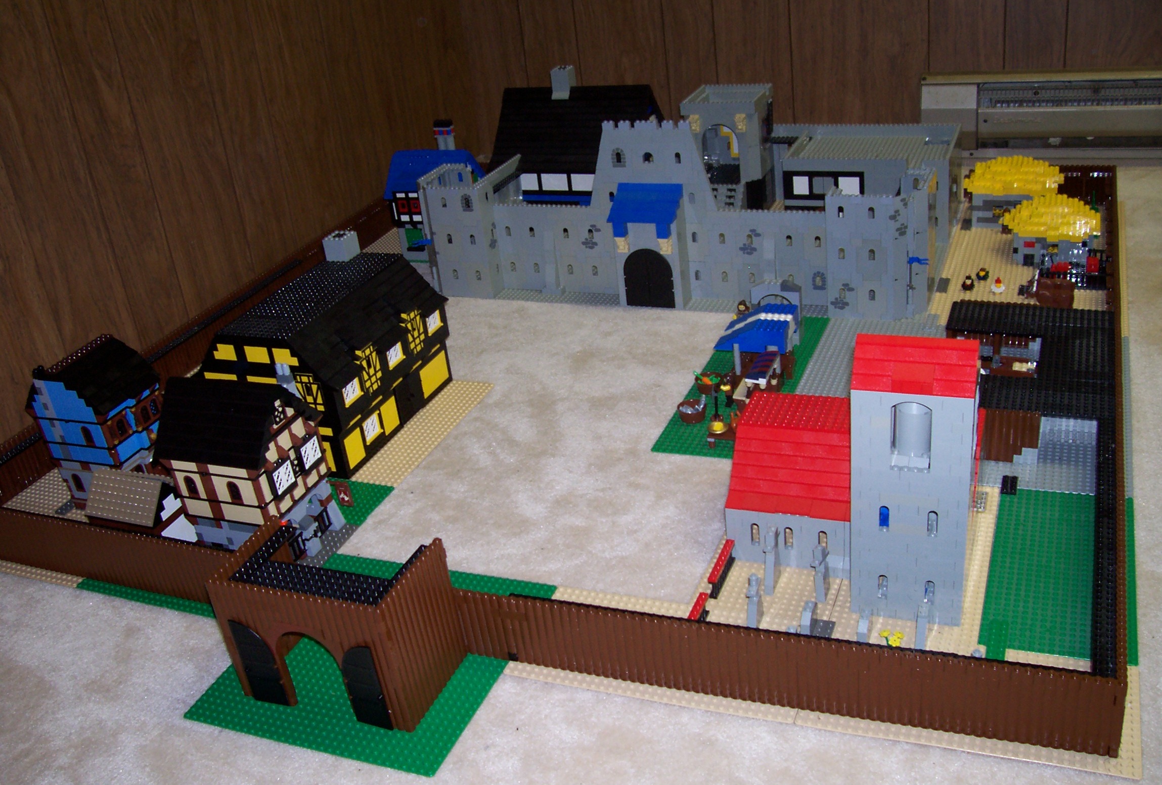 Lego discount castle village