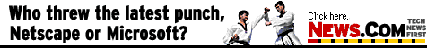 Who threw the latest punch, Netscape or Microsoft? Click here.