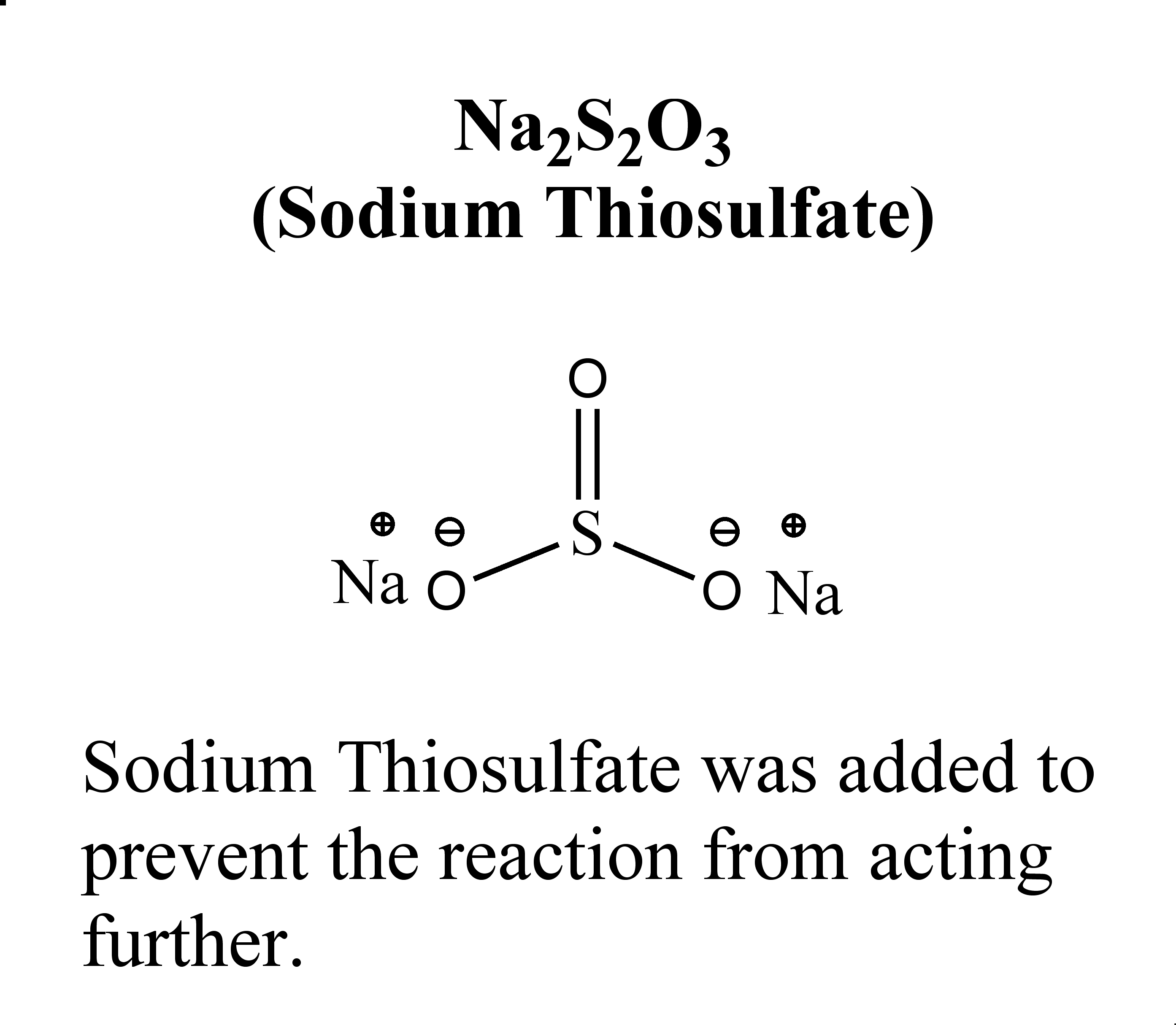 Sodium Thiosulfate