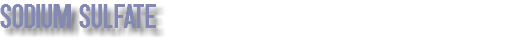 SODIUM SULFATE