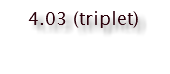 4.03 (triplet)