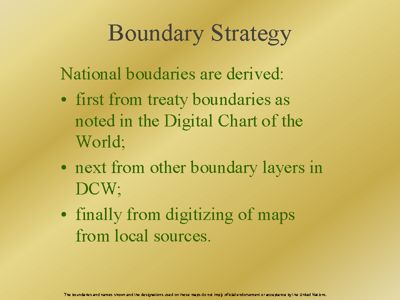 Boundary Strategy