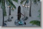 IMG_1761 * Statue of Duke Kahanamoku in Waikiki Beach at dusk.