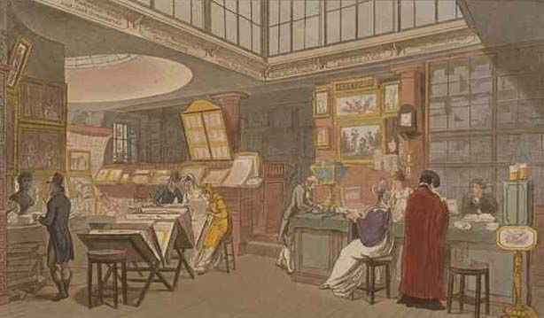 Interior of Booksellers