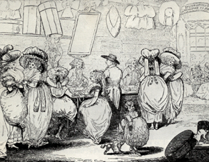 A milliner's shop, 1789