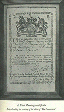 Fleet Marriage Certificate