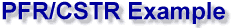 PFR/CSTR Example