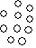 Diagram of 10 small circles arranged in a grid-like pattern with the text '8.38 g' displayed below the diagram.