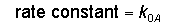 Rate Constant 7