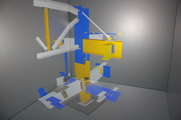 Figure 3: Virtual model of steel sculpture.