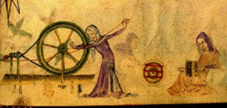 Woman spinning