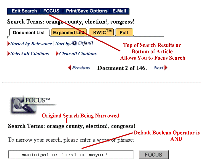 Focus Search