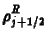 $\displaystyle \rho^R_{j+1/2}$