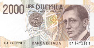 Marconi 2000 Italian Lire