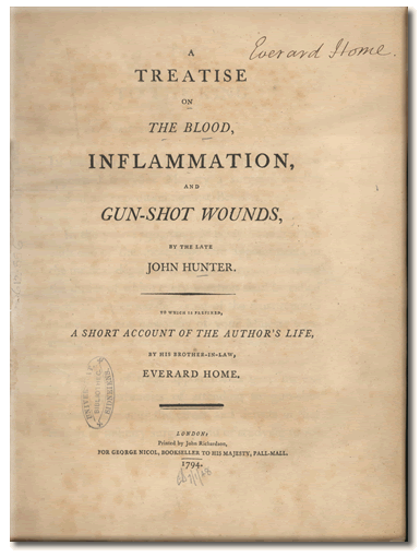 Hunter Treatise Frontispiece