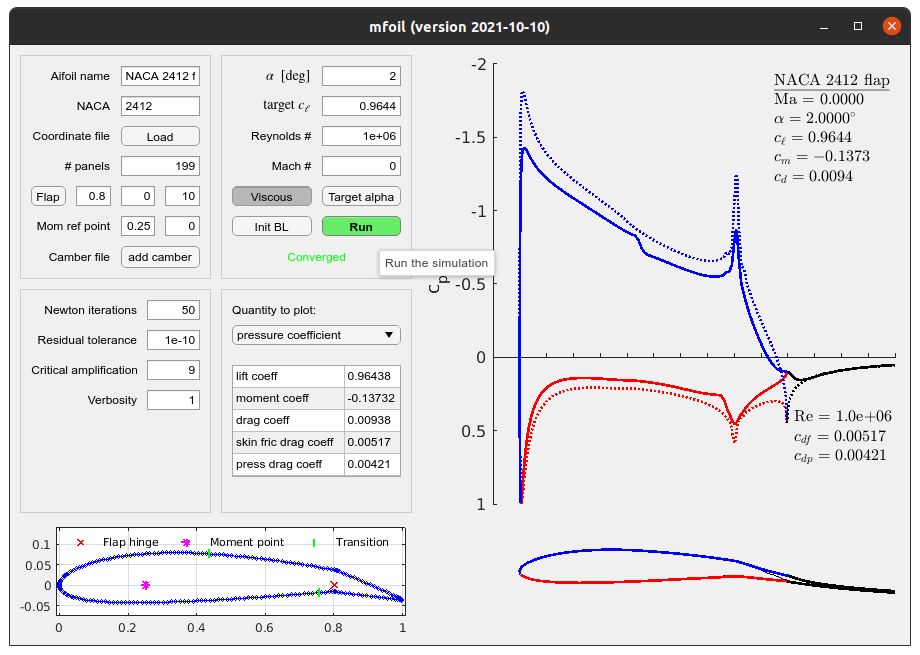 mfoil GUI