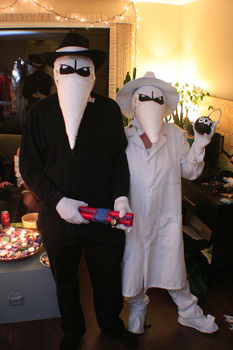 Photo of a stereotypical spy
