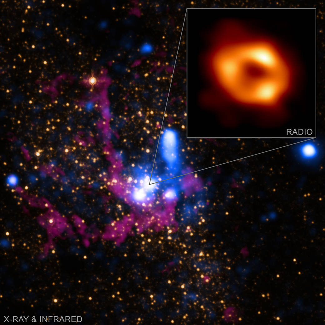 Astronomers reveal first image of the black hole at the heart of