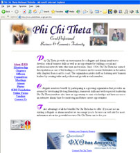 Phi Chi Theta National Site