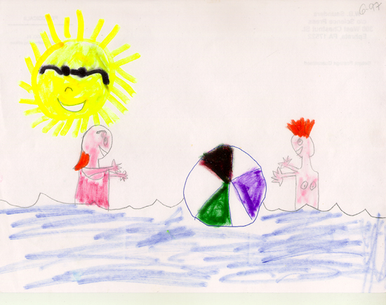 Playing Beach Ball