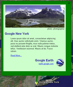 Screenshot - Example Placemark