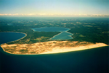 Sleeping Bear Dunes and Big and Little Glen Lake