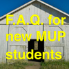 FAQ for MUP students 2011