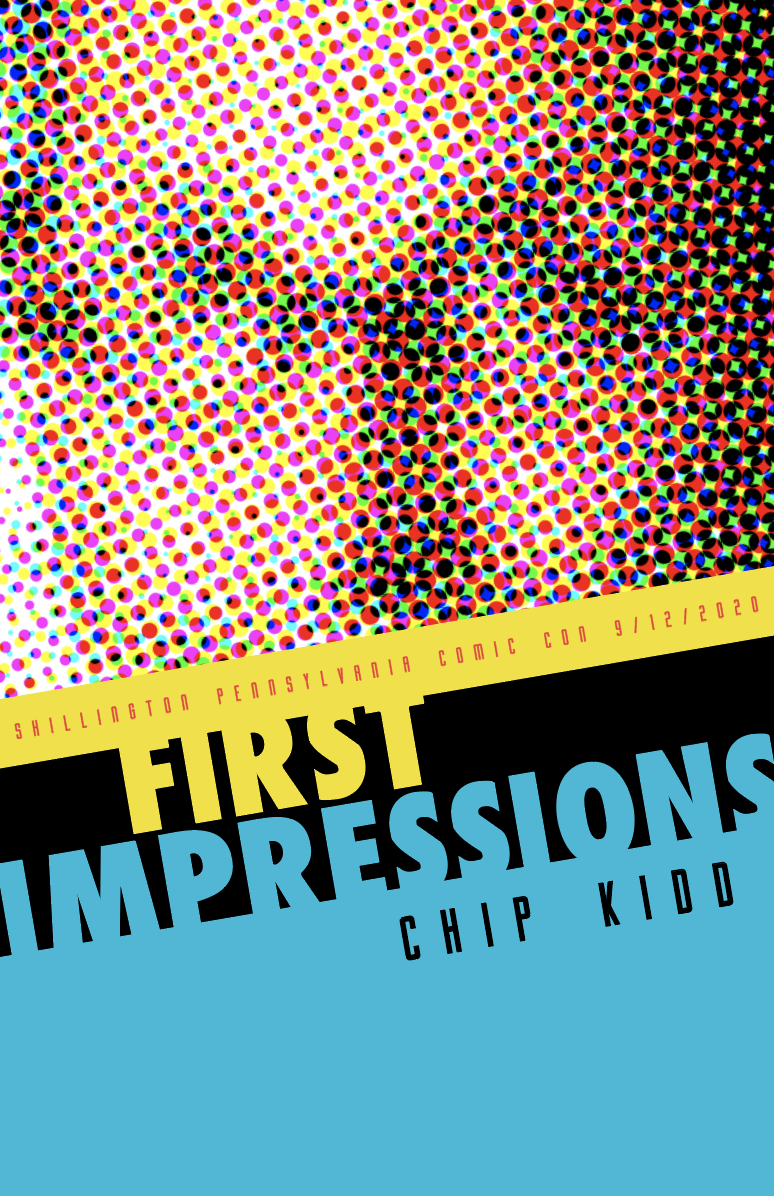 Poster for Chip Kidd inspired Comic Con.
